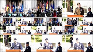 Lt Gen Steven L Basham Retirement Ceremony  European Command Deputy Commander [upl. by Pownall]