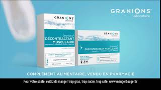 Décontractant Musculaire Granions Laboratoires quotpour mener la vie dure aux contracturesquot Pub 10s [upl. by Ehpotsirhc825]