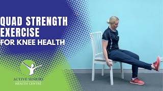 Quadricep strengthening exercise for knee health [upl. by Roban284]