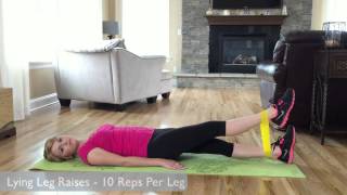 Resistance Band Loop Exercises  Lower Body Workout [upl. by Monagan]