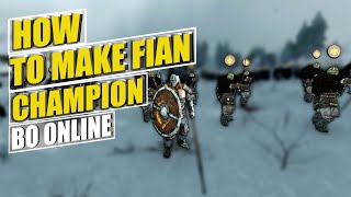 How To Make Fian Champion In Bannerloard Online  Best Way To Make Noble Troops In Month amp Blade 2 [upl. by Nnyrb784]