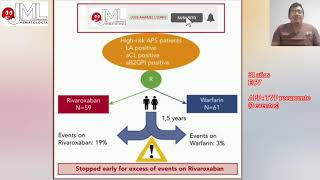 SÍNDROME ANTIFOSFOLIPIDO WARFARINA VS RIVAROXABAN [upl. by Khudari]