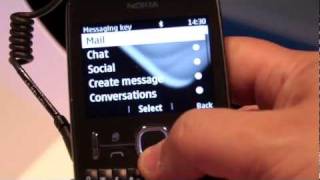 Nokia Asha 200 handson EN [upl. by Terrej395]