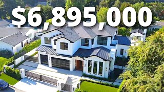 Inside a 6895000 Custom Masterpiece in Encino with a Basketball Court [upl. by Anahcar]