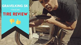 Panaracer Gravelking SK 700X38C 1 year gravel tire review [upl. by Anaitat]