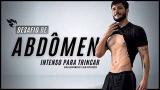 Treino de ABDOMINAL intenso  10 MIN em casa sem equipamentos [upl. by Atiekahs]