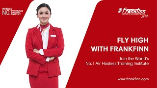 The Worlds No 1 Air Hostess Training Institute  TVC  Frankfinn [upl. by Stavro]