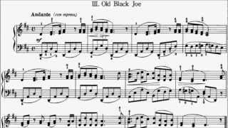 Piano Pieces for Children Grade 3 No35 American Folk Song 3 Old Black Joe P117 Sheet Music [upl. by Glanti]