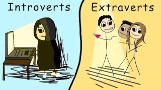 Casually Explained Introverts and Extraverts [upl. by Einnaf]