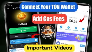 How To Connect Ton Wallet On Hamster Kombat  Gas Fees Add Kaise Kare TON Wallet Connect Kaise Kare [upl. by Rachael268]