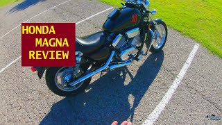 96 Honda Magna Review With Exhaust Clip [upl. by Philomena620]