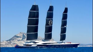 Worlds largest Sailing Yacht Black Pearl [upl. by Akimad943]