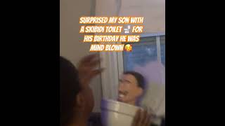 He literally loved this thing 🥰😭🚽 reel viralvideo [upl. by Galang539]