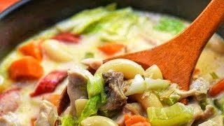 CHICKEN SOUP RECIPE PANLASANG PINOY  SOPAS MACARONI CHICKEN [upl. by Bach]