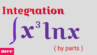 Integral of x3lnx [upl. by Cohbert583]