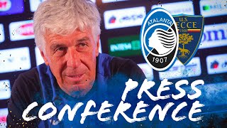 18ª SerieATIM  AtalantaLecce  La conferenza stampa di Gian Piero Gasperini [upl. by Winthrop23]