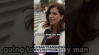 Nancy Mace DESTROYS Reporter Over Men Using The Women’s Bathroom [upl. by Damita629]