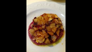 tartare di manzo con susine cipolla e mandarini [upl. by Hime]