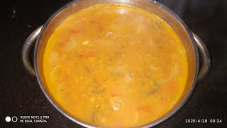 How to make Green Gram dal sambar  pachai payaru sambar  Hesaru kalu sambar  Gravey  QG Murugan [upl. by Adnuhsal934]