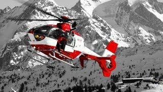 SAF Hélicoptères  Activité secours en montagne  Alpine rescue Mountain rescue [upl. by Favin]