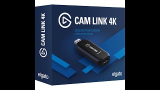 Unboxing elgato cam link 4k [upl. by Annirak]