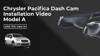 Chrysler Pacifica Dash cam Installation Model A dashcamera dashcaminstallation dashcam [upl. by Norahs581]