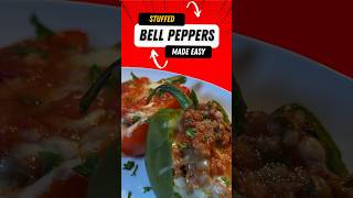 Delicious Stuffed Bell Peppers Recipe  Easy Weeknight Dinner Idea [upl. by Wheelwright]