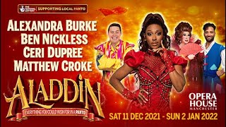 ALADDIN  EVERYTHING YOU COULD WISH FOR IN A PANTO  Manchester Opera House 2021 [upl. by Alimat762]