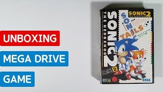 Sonic The Hedgehog 2 MEGA DRIVE Japan  Unboxing [upl. by Nella351]