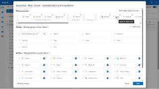 How to Customize the Ribbon in New Outlook [upl. by Nomit]