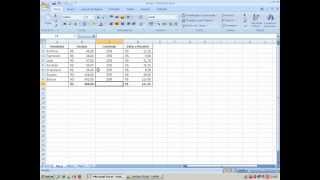 Planilha Excel  Trabalhando com Fórmula de Porcentagem [upl. by Cherye888]