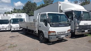 NEW ARRIVALUNIT ISUZU ELF ALUMINUM DROPSIDE 4HJ1 ENGINE 6HOLES MOLYE IBEAM DAVAO DEL SUR trucking [upl. by Eirojram]