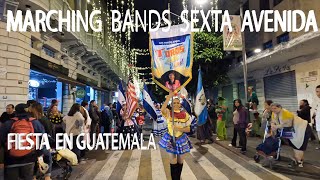 TODO VIBRO HASTA MÁS NO PODER CON LA FIESTA DE LAS MARCHING BANDS INTERNACIONALES EN GUATEMALA [upl. by Ifar]