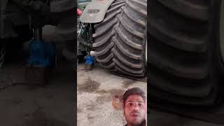 Sabse bda tyre 😱😍 tyre bigtyre agriculture tyrepower farming tyreworld [upl. by Simara]