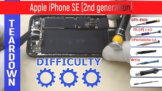 Apple iPhone SE 2nd generation A2275 A2296 A2298 📱 Teardown Take apart Tutorial [upl. by Ernesta959]