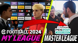 eFootball 2024 MyLeague BETTER than PES Master League The NEXT Master League could be the BEST yet [upl. by Ylellan133]