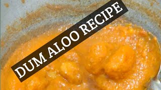 Dum Aloo Recipe How To Make Dum Aloo RecipeSimple Dum Aloo Sabji [upl. by Etnovaj]