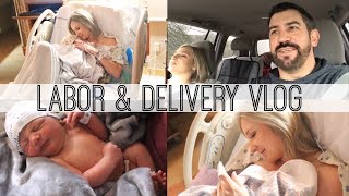 BIRTH VLOG  GOING INTO LABOR AT HOME  LABOR DELIVERY amp HOMECOMING [upl. by Marjorie]