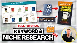 Amazon KDP Niche amp Keyword Research 101  StepbyStep Guide  LIVE Analysis [upl. by Htur848]