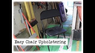 Easy Chair RepairUpholstering  DIY [upl. by Strohbehn]