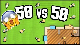 INSANE 50 vs 50 Mode So Much Fun ZombsRoyaleio Gameplay is Basically Fortniteio [upl. by Napas]