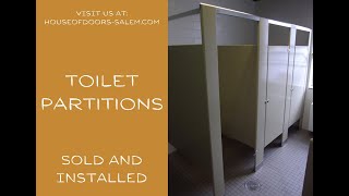 Toilet partitions by House of Doors [upl. by Alyt]