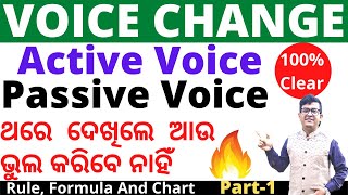 Active Voice And Passive VoiceVoice Change Of SentenceAll Rules And FormulaGrammar by Chinmay Sir [upl. by Ennovaj]