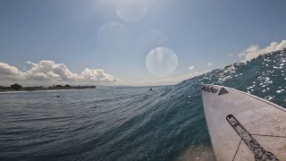 POV SURF KERAMAS BALI IN PERFECT CONDITIONS [upl. by Durno]