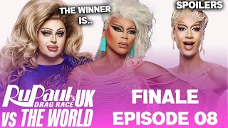 UK Vs The World S2 FINALE Heavy Spoilers  RuPauls Drag Race TOP BOTTOM amp ELIMINATION [upl. by Kcirdet]