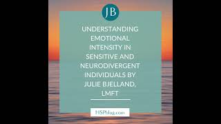 Understanding Emotional Intensity in Sensitive and Neurodivergent People [upl. by Spense725]