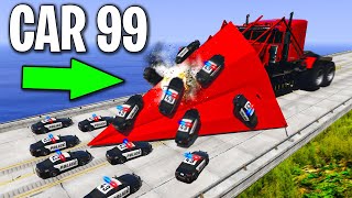 Trolling Cops with 100 Ramp Cars on GTA 5 RP [upl. by Hugues628]