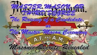 Duncans Masonic Ritual and Monitor Chapter 3 The Master Mason or 3rd Degree Ceremony  Part 1 [upl. by Clower]