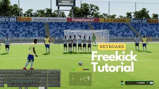 Free kick Tutorial Keyboard efootball 2023 PC [upl. by Hardden]