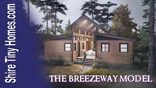 Tiny Modern Homes  The Breezeway in The Shire at Mountaintown [upl. by Nwahsram]